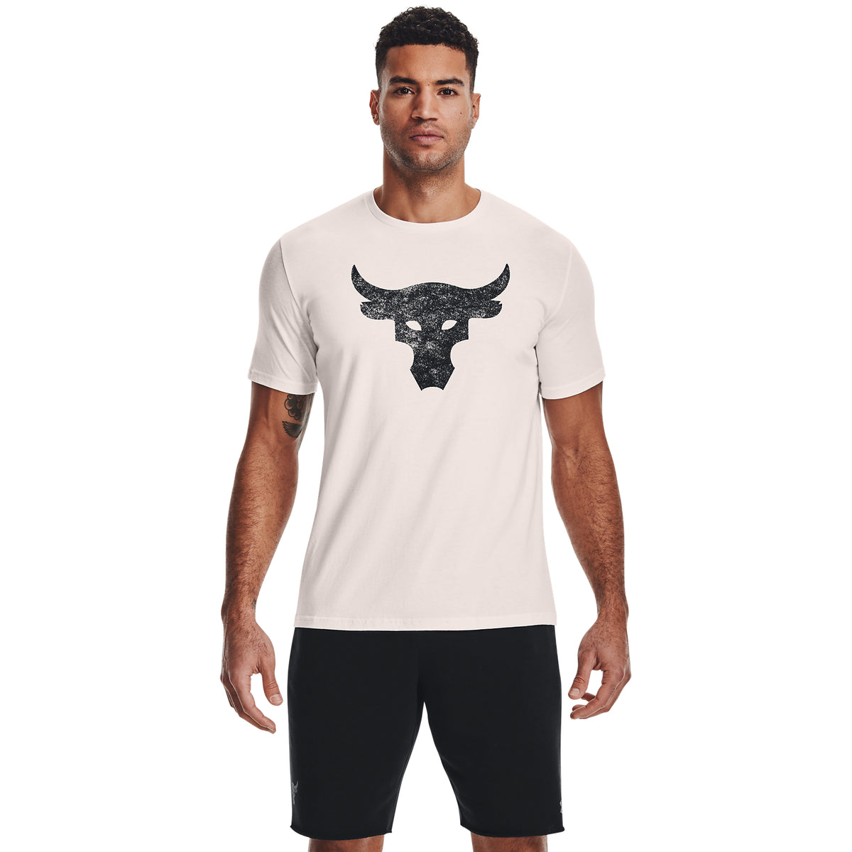 Polera Manga Corta Ua Project Rock Brahma B para Hombre