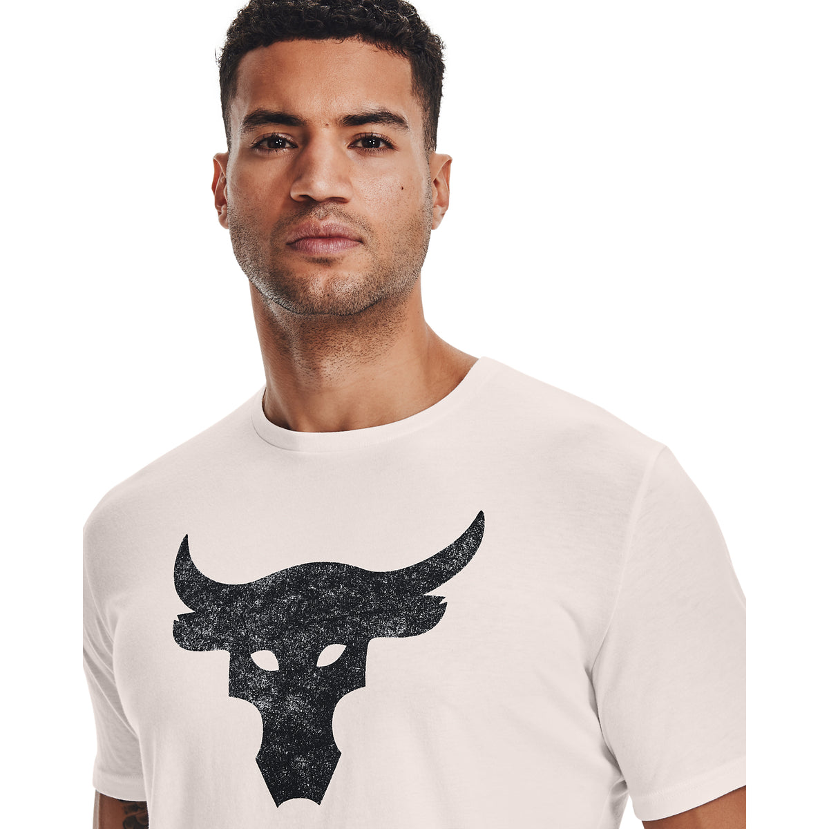 Polera Manga Corta Ua Project Rock Brahma B para Hombre
