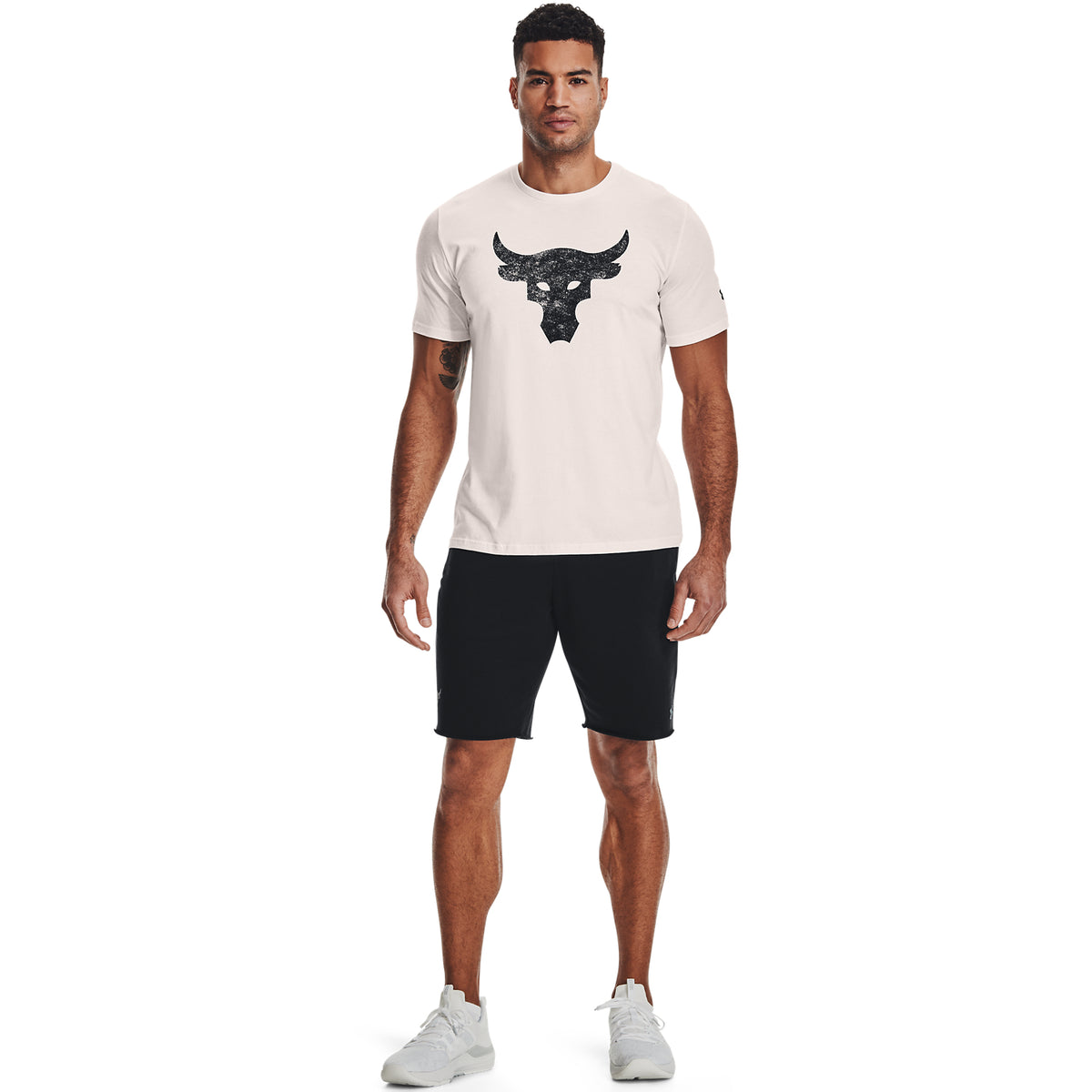 Polera Manga Corta Ua Project Rock Brahma B para Hombre