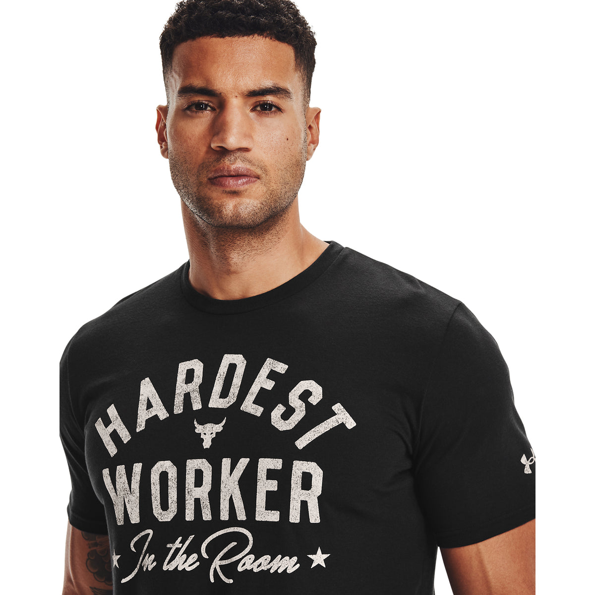 Playera Manga Corta Project Rock Hard Worker para Hombre