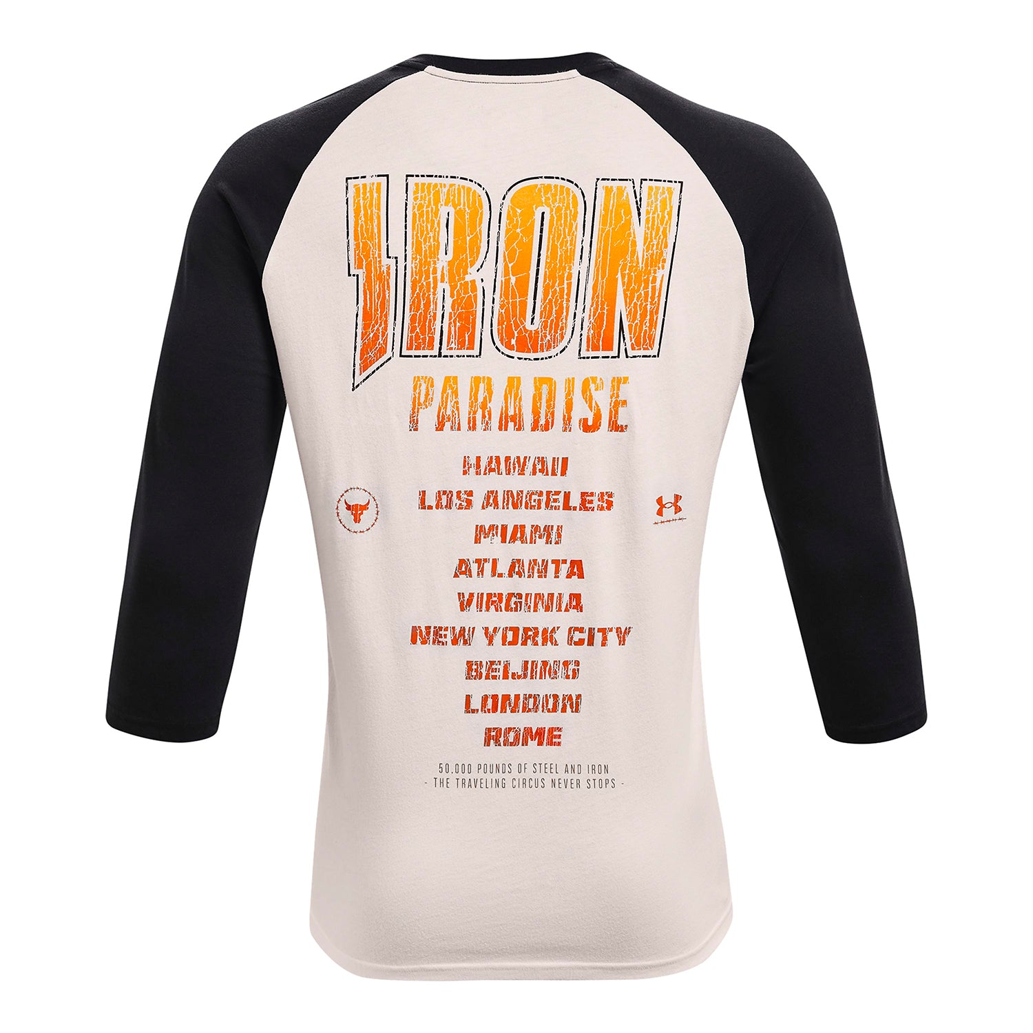 Polera 3/4 UA Project Rock IRON para Hombre