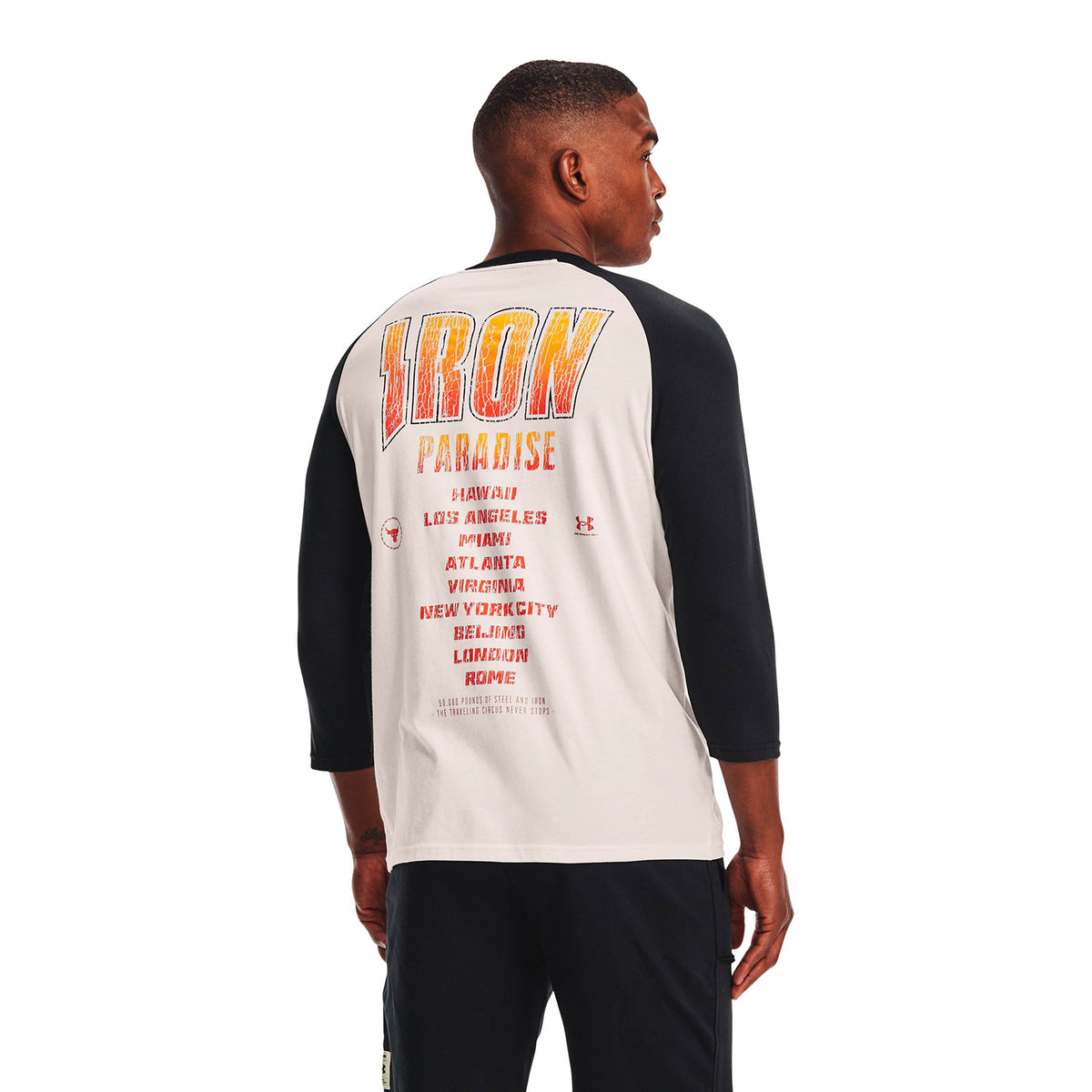 Polera 3/4 UA Project Rock IRON para Hombre