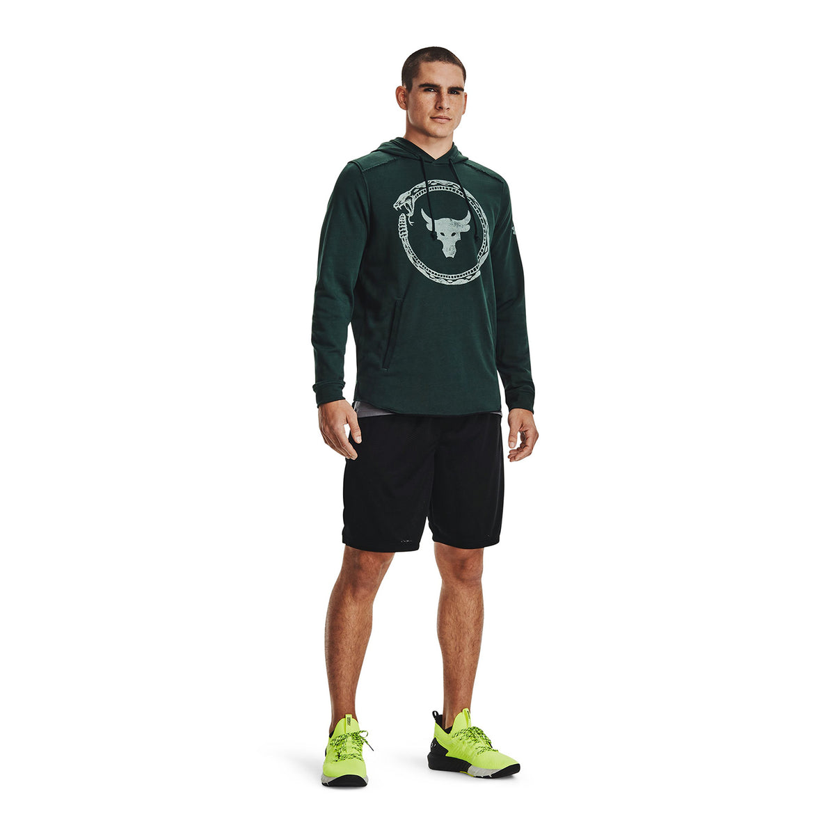 Poleron con gorro Project Rock Terry Snake para Hombre