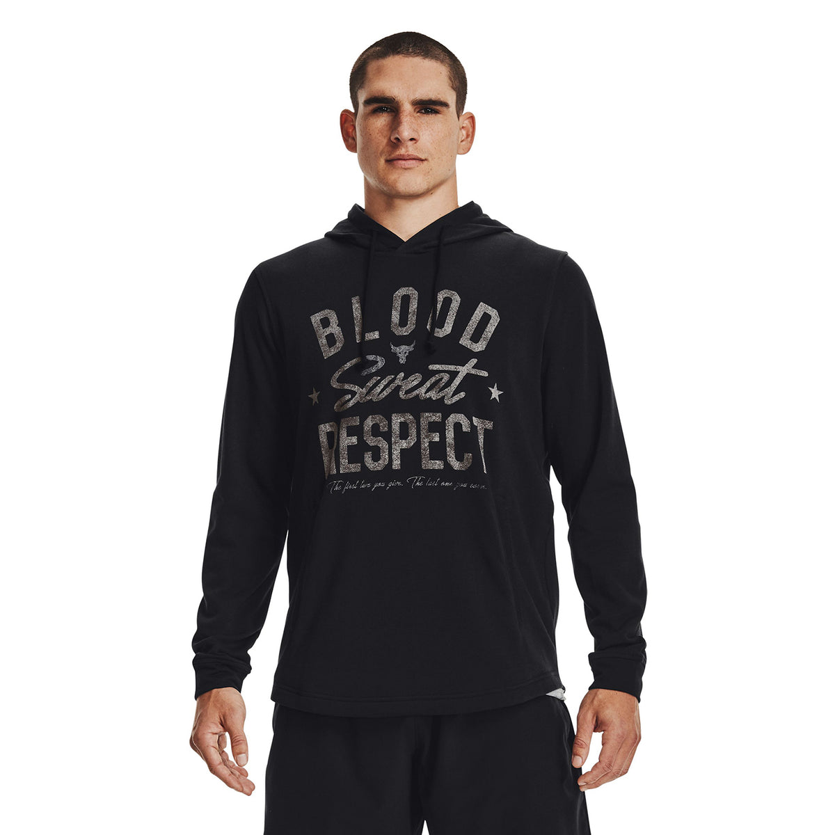 Poleron con gorro Project Rock Terry BSR para Hombre