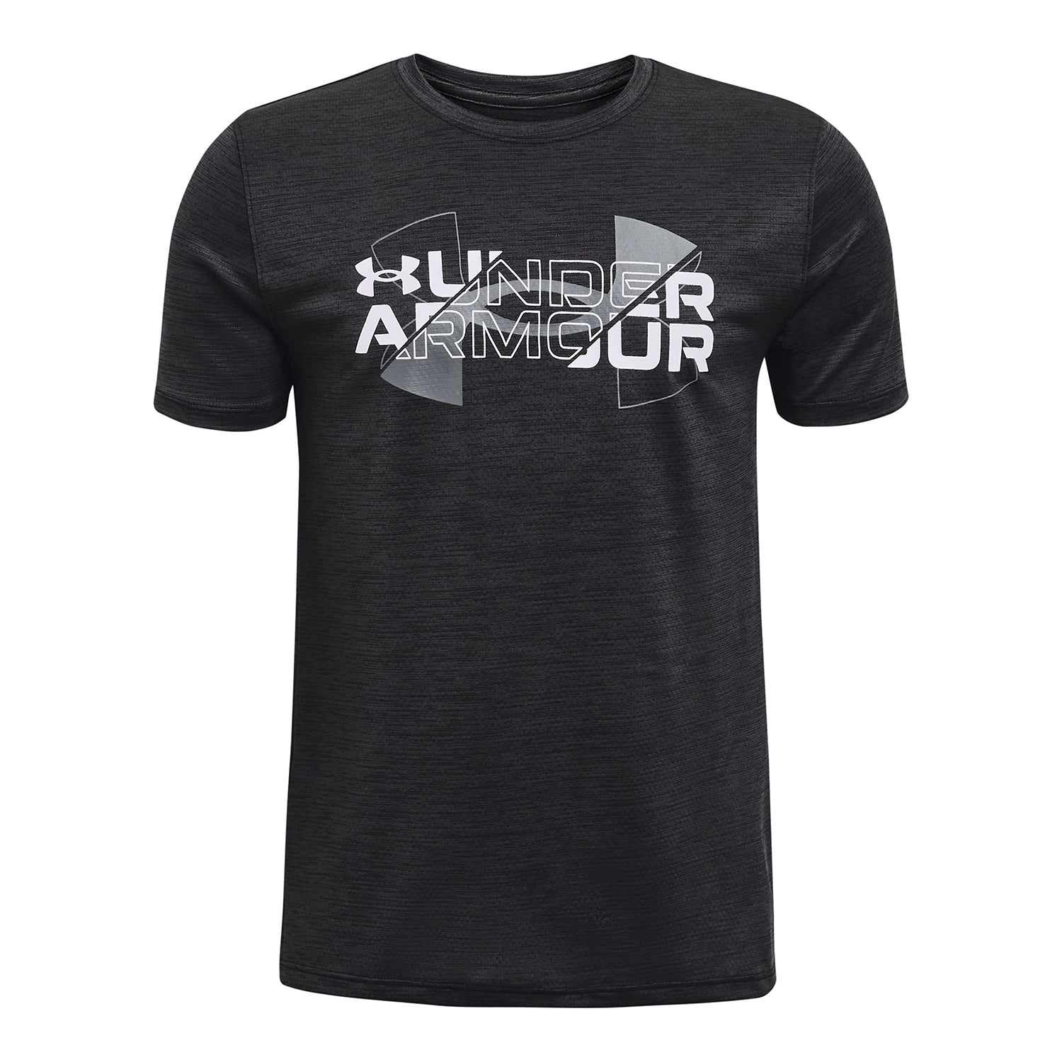 Polera Manga Corta Ua Vented Ss-Blk para Niño