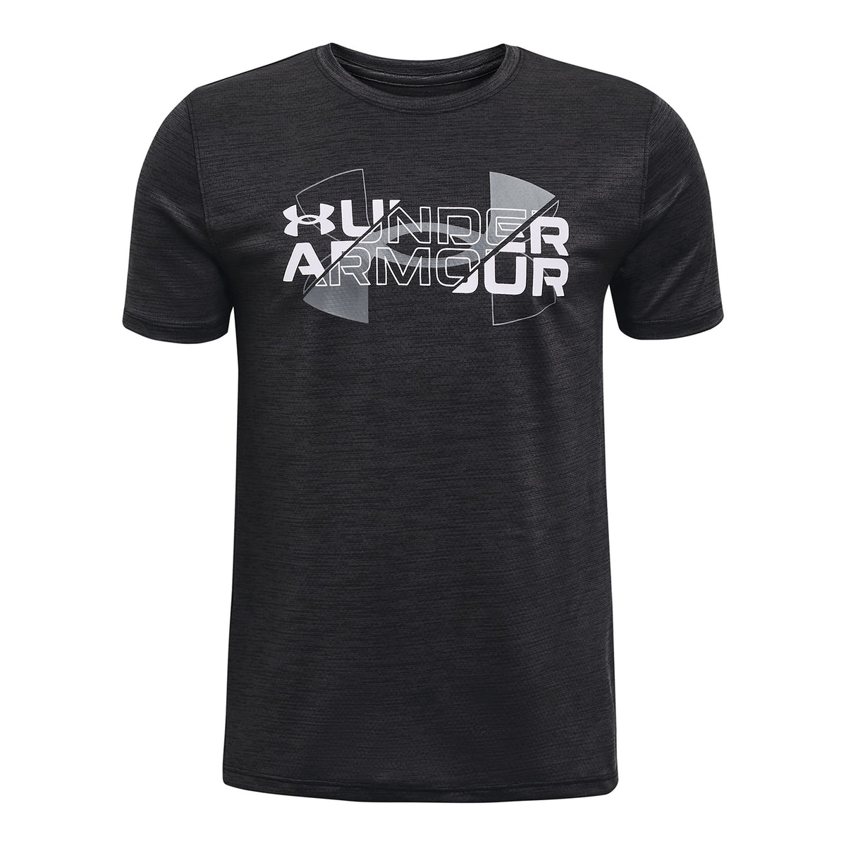 Polera Manga Corta Ua Vented Ss-Blk para Niño