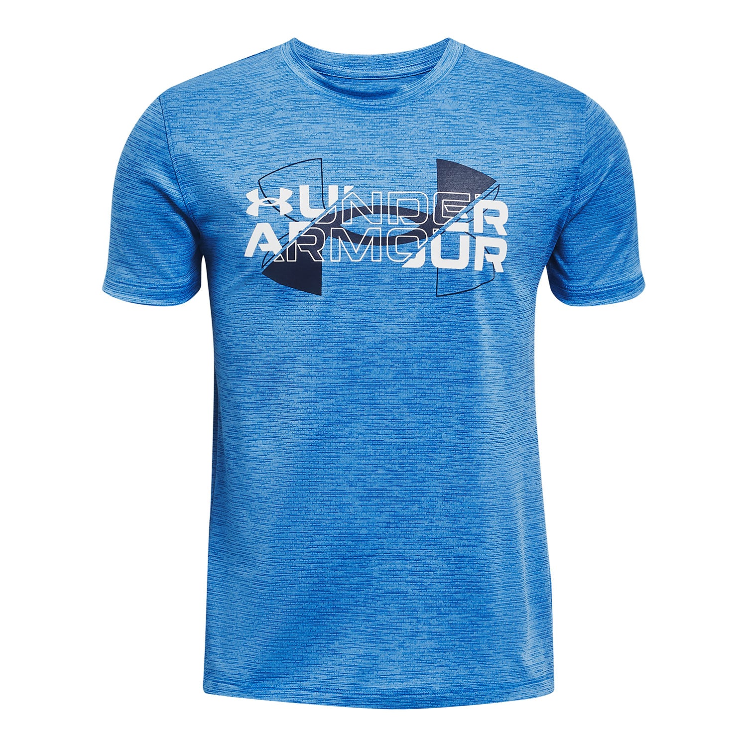 Polera Manga Corta Ua Vented Ss-Blu para Niño