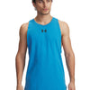 Polera sin mangas Under Armour zone azul para hombre