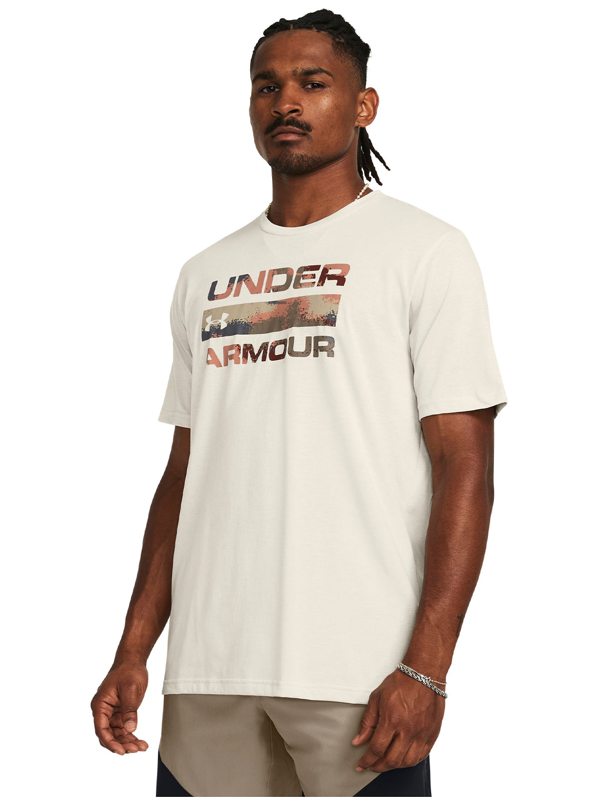 Polera UA Stacked Logo Fill T para hombre