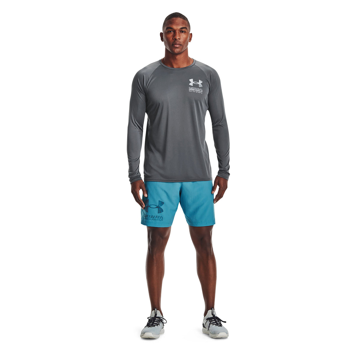 Polera Manga Larga Ua Velocity Graphic para Hombre