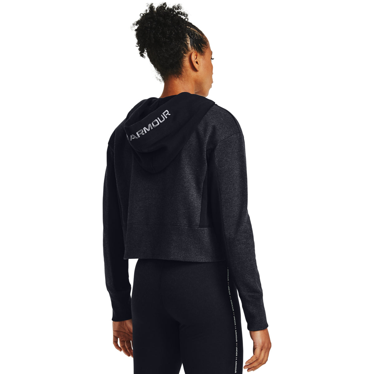 Poleron con gorro UA Rival Fleece para Mujer