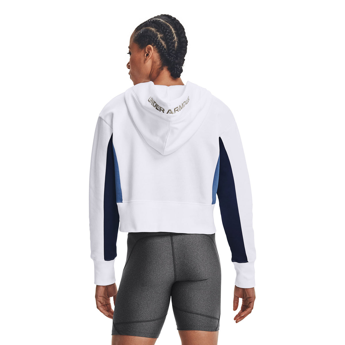 Poleron con gorro UA Rival Fleece para Mujer