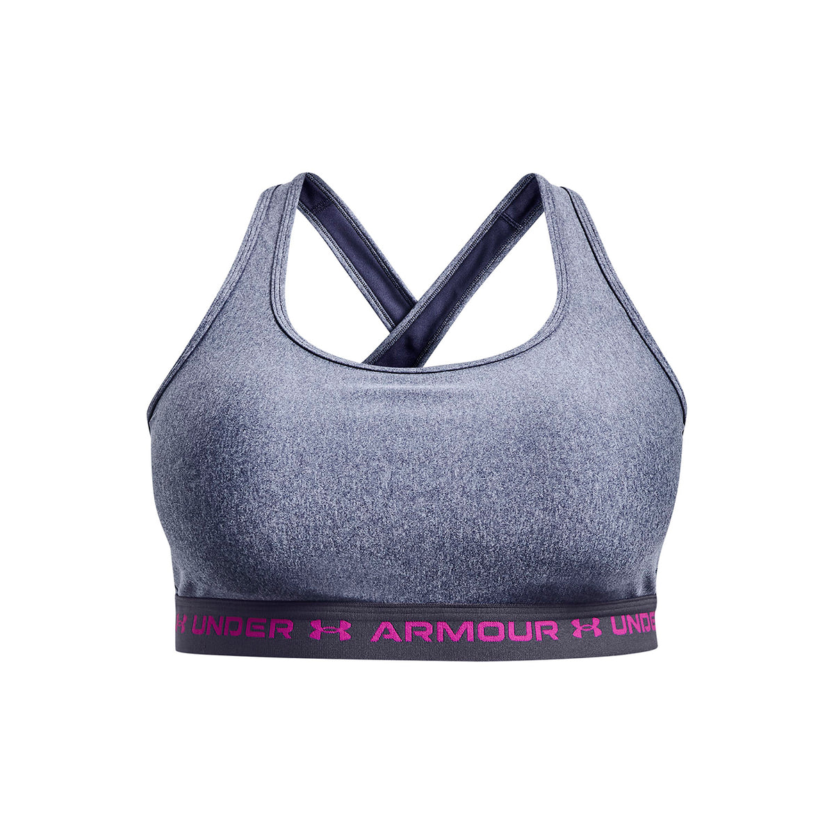 Sostén deportivo UA Crossback Mid Heather para mujer
