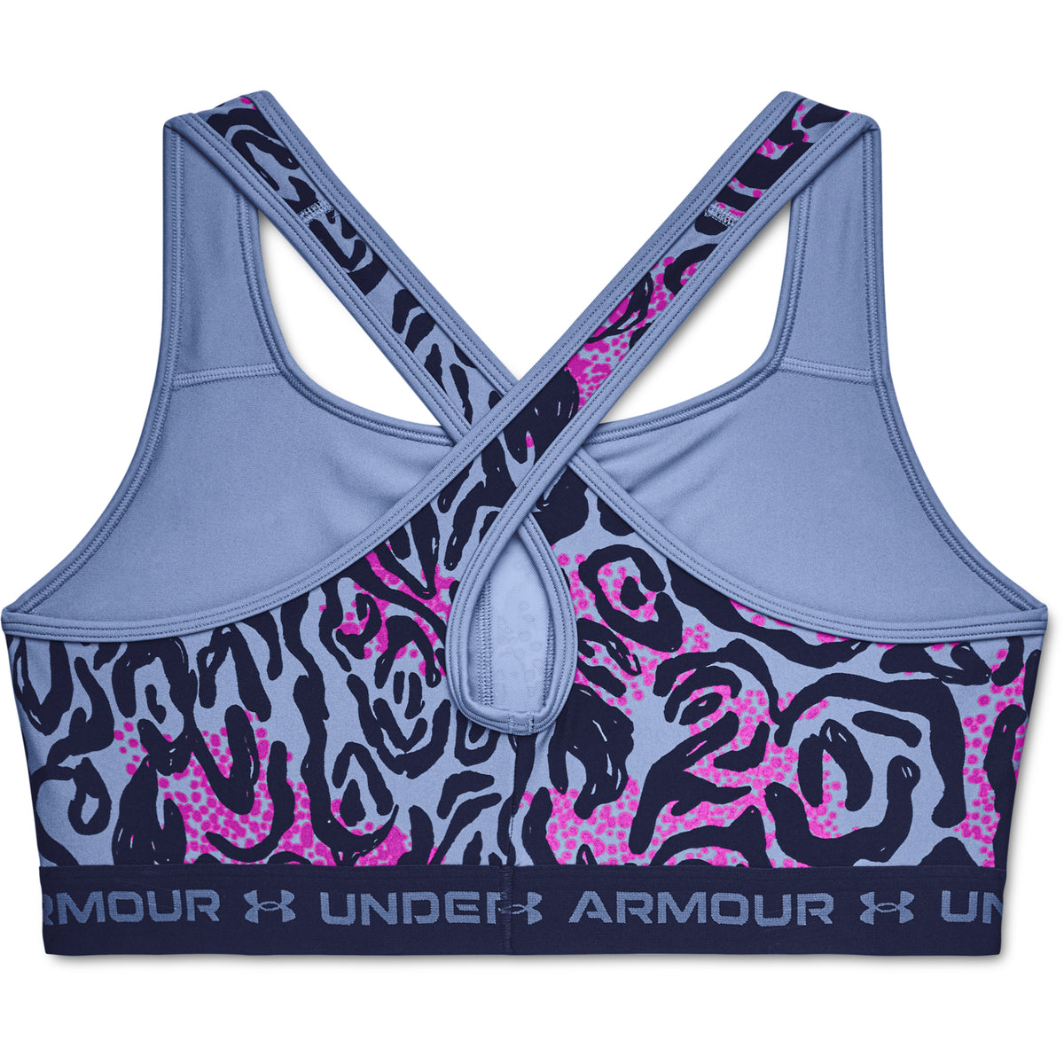 Sostén Deportivo Armour® Mid Crossback Print para Mujer