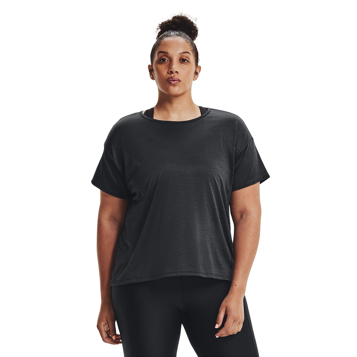 Polera UA Tech™ Vent Ss&-Pnk para Mujer