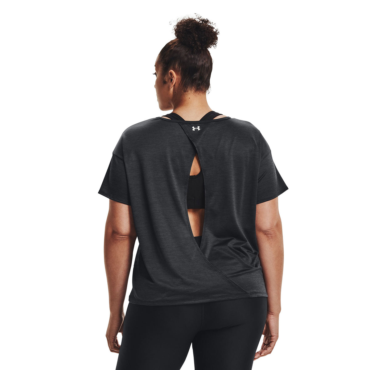 Polera UA Tech™ Vent Ss&-Pnk para Mujer