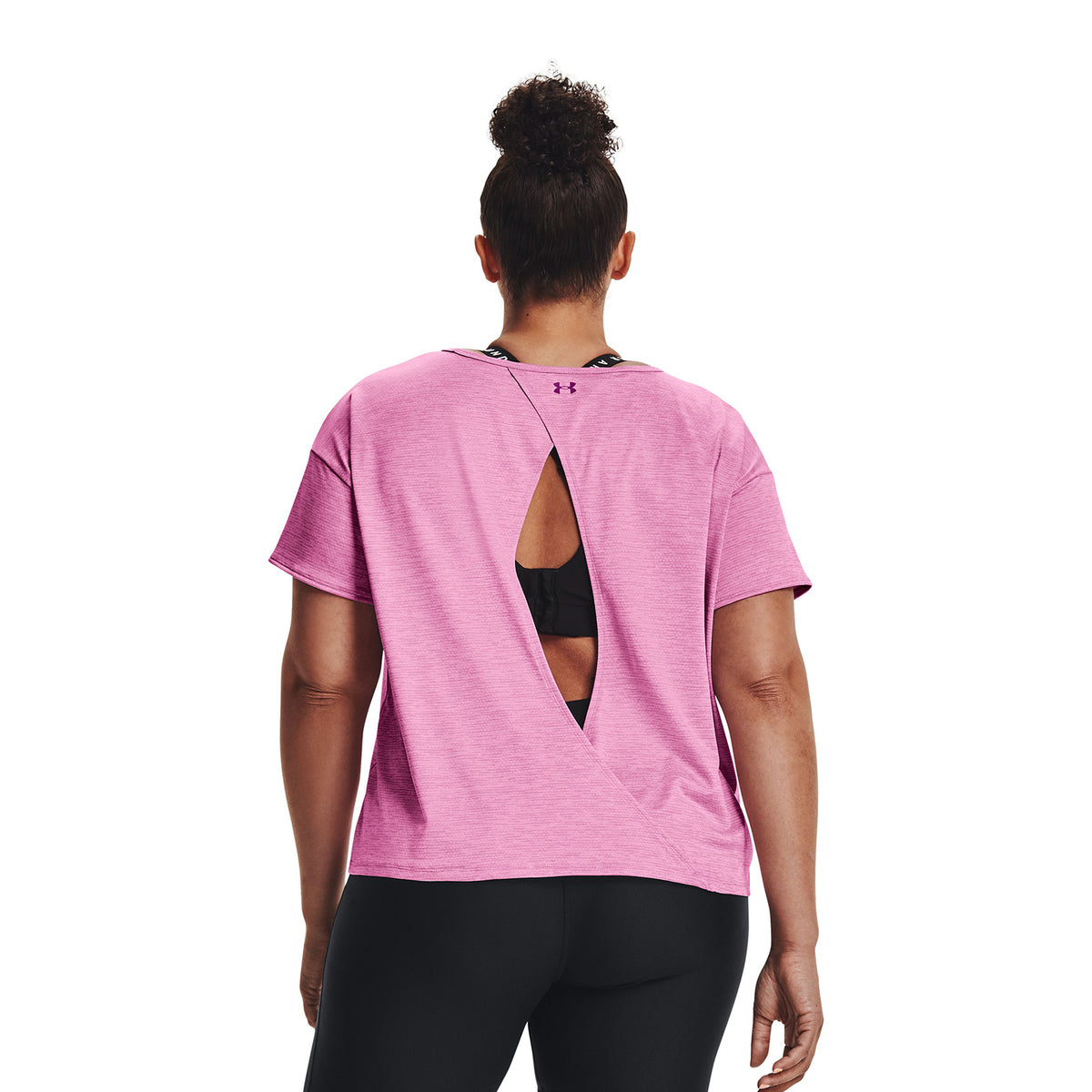 Polera UA Tech™ Vent Ss&-Pnk para Mujer