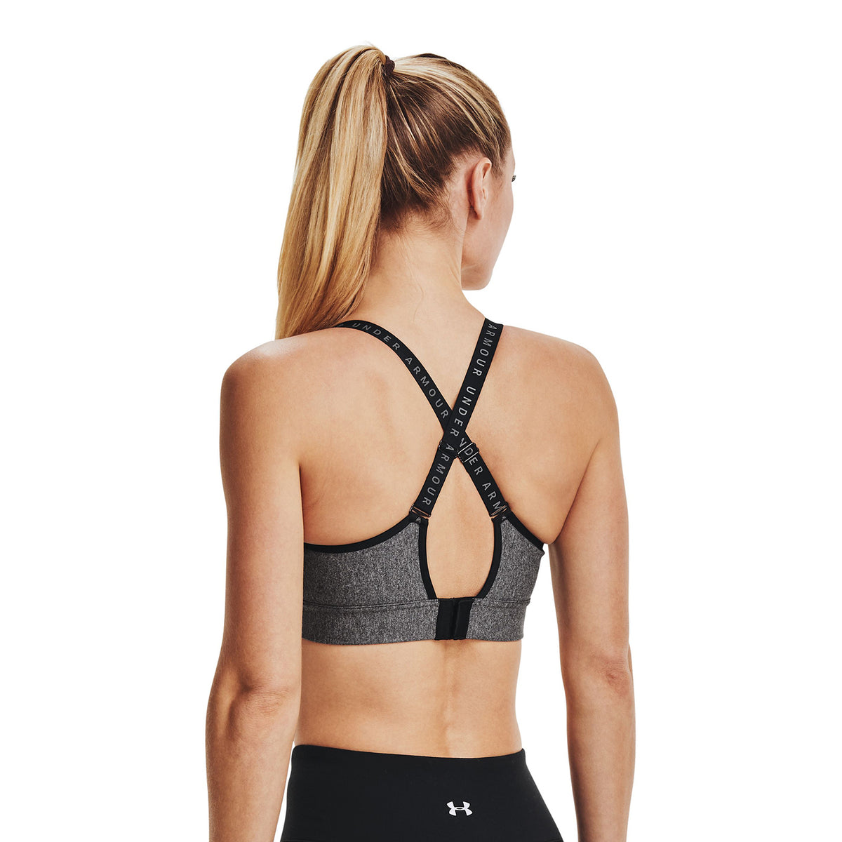 Sostén Deportivo UA Infinity Mid Heather Cover  para mujer