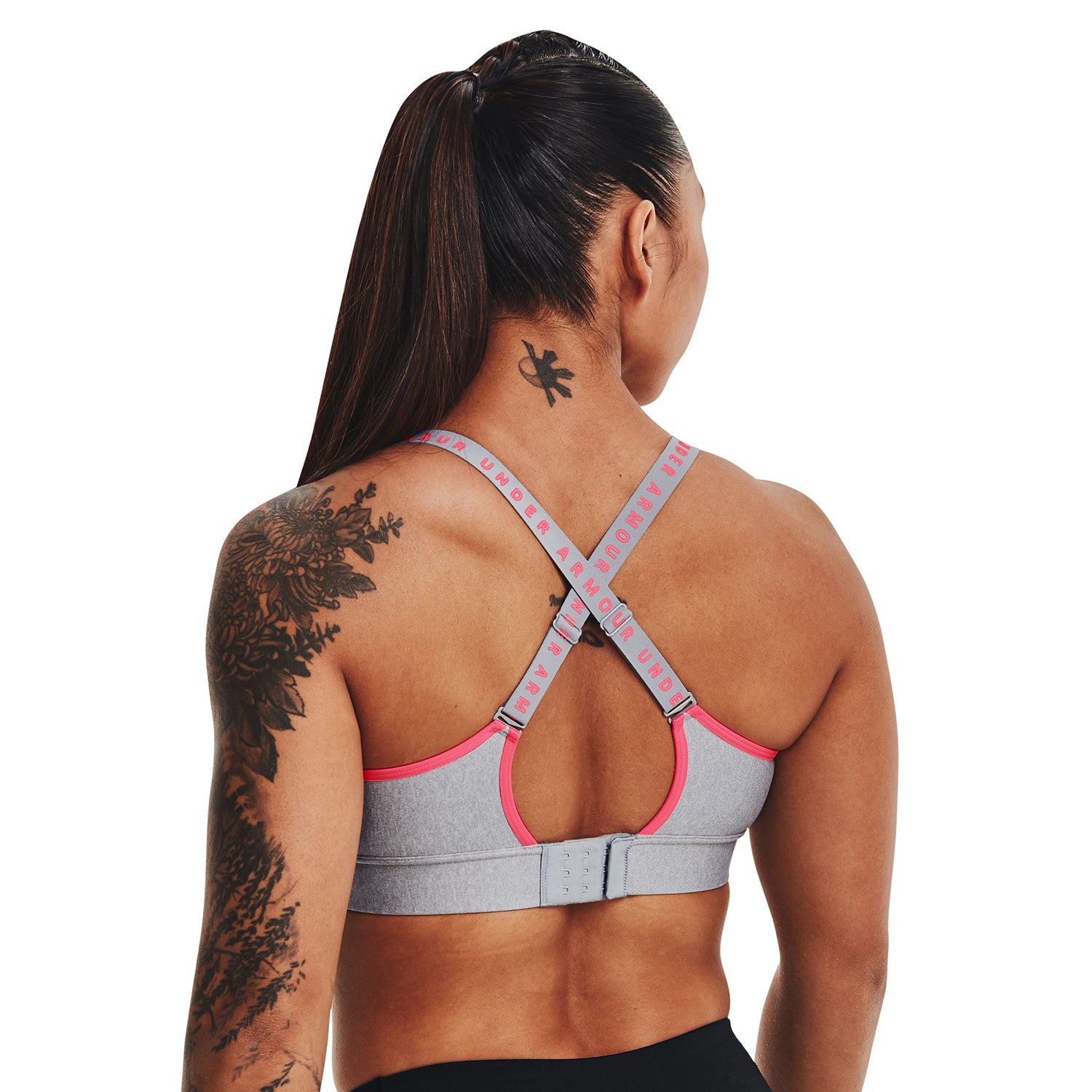 Sostén Deportivo UA Infinity Mid Heather Cover  para mujer