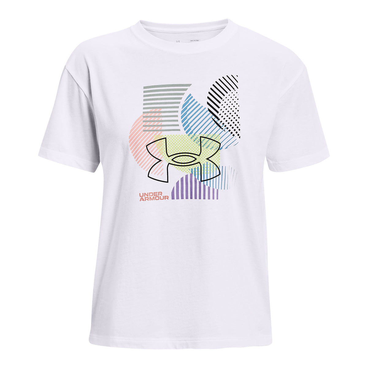 Polera manga corta UA Geo Graphic para Mujer