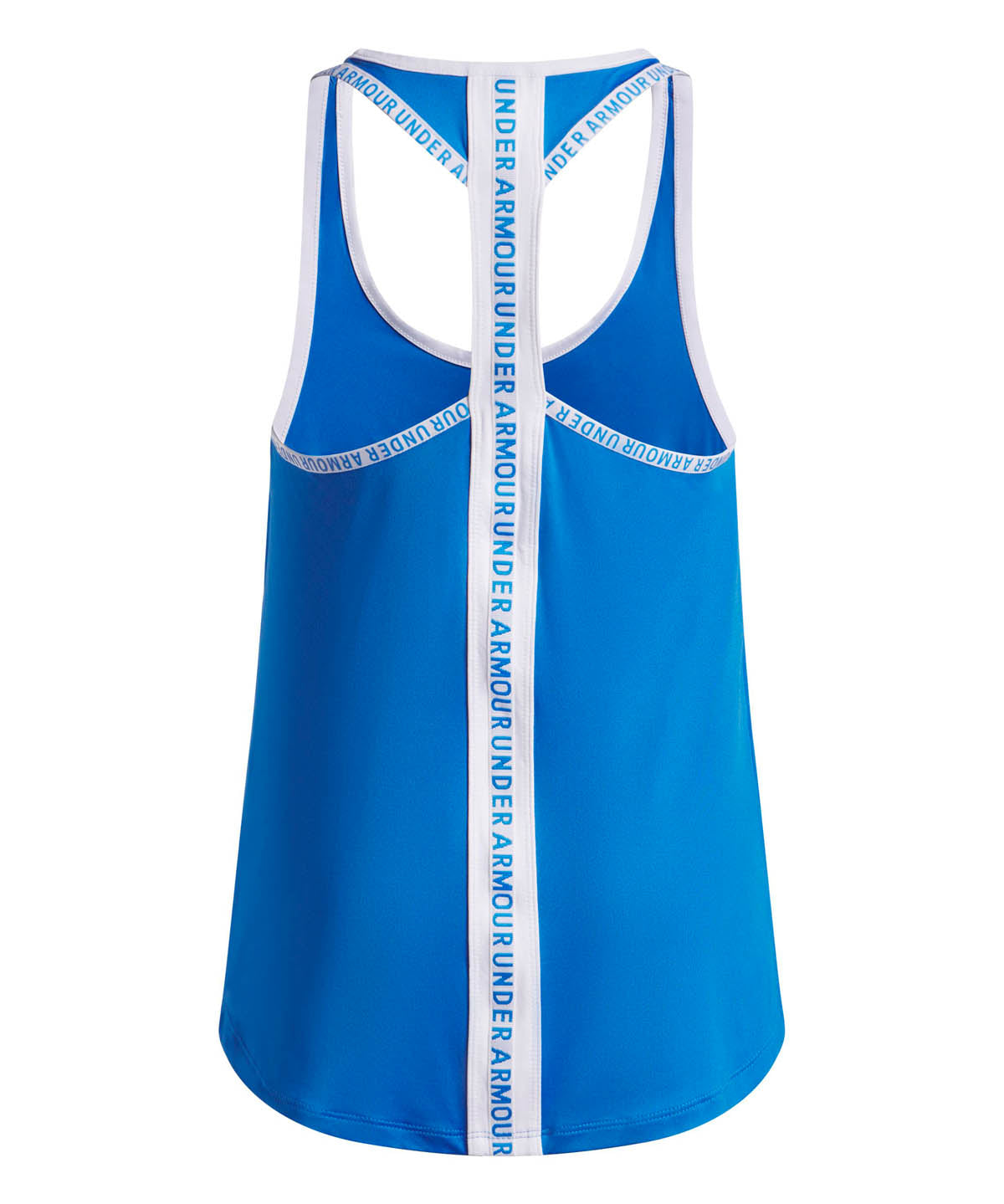 Polera sin mangas de entrnamiento para niña Knockout Azul Under Armour