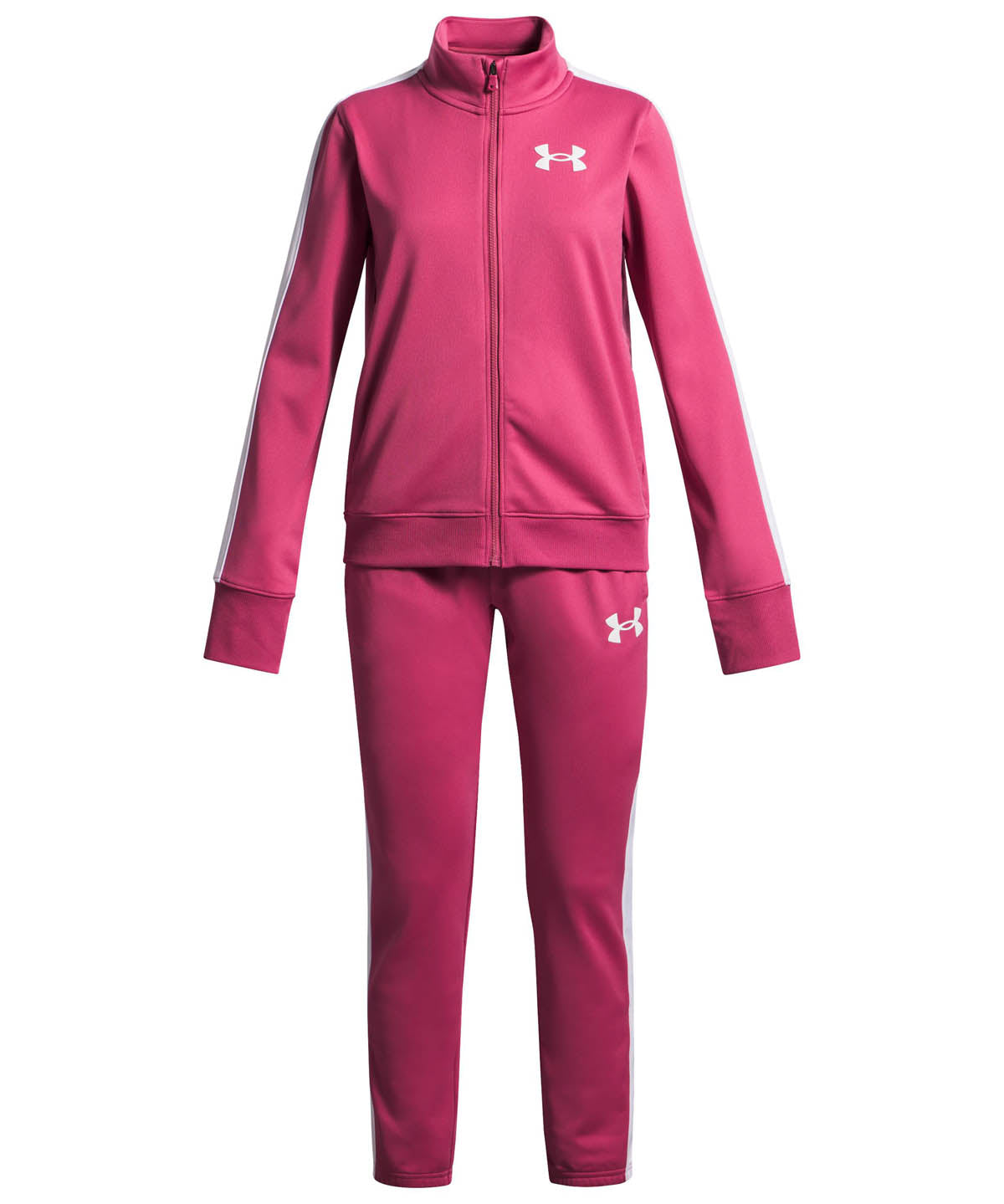 Conjunto Lifestyle para Niña Knit Tracksuit Rojo Under Armour.