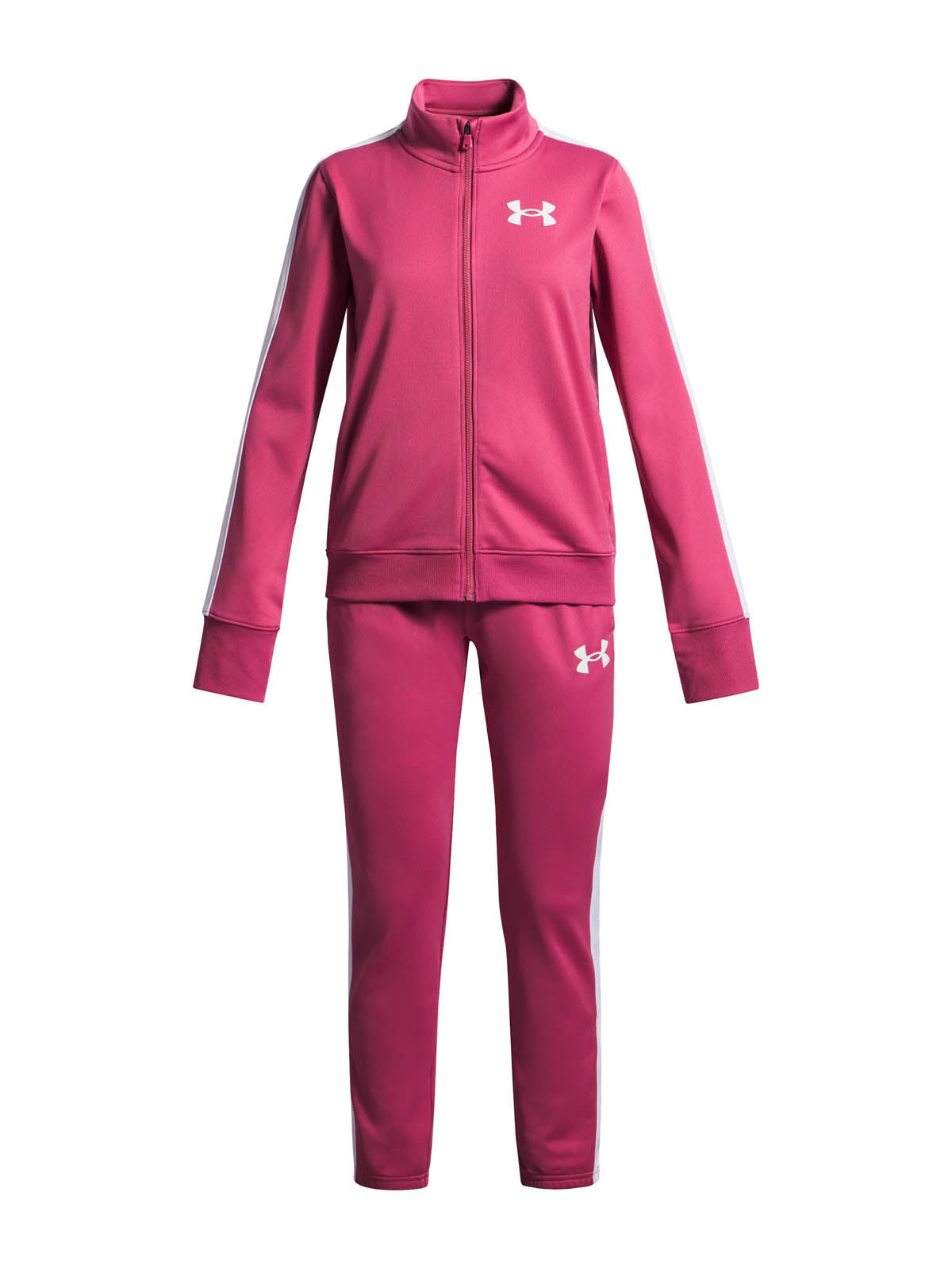 Conjunto Lifestyle para Niña Knit Tracksuit Rojo Under Armour.