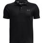 Polera manga corta de Golf para niño negro Under Armour