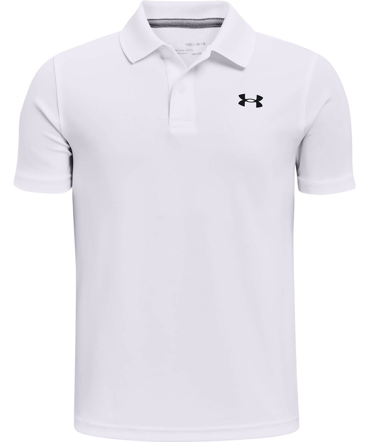 Polera manga corta de Golf para niño blanco Under Armour