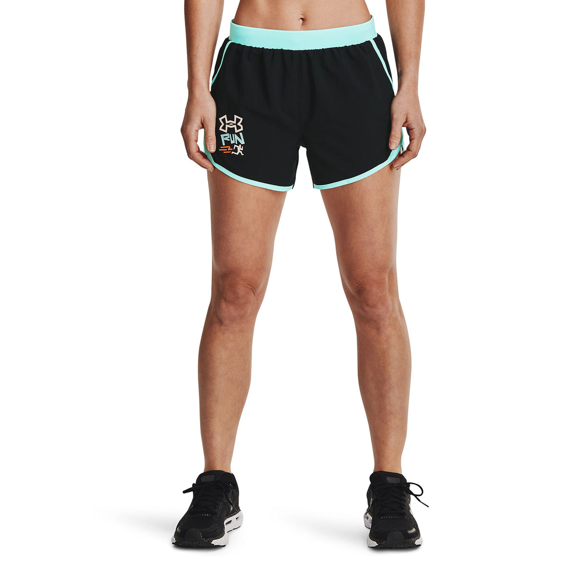 Shorts UA Fly-By 2.0 GRD para Mujer
