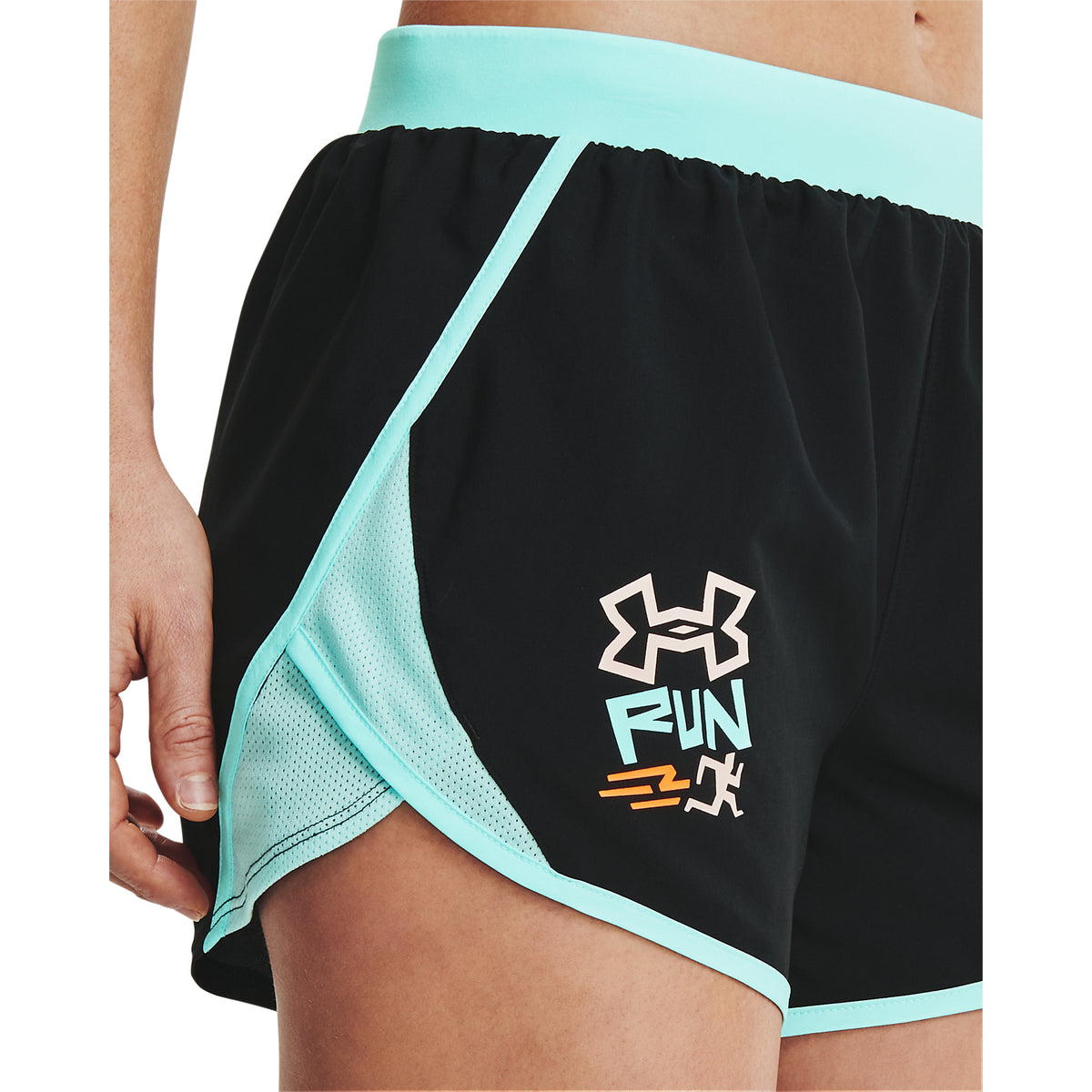 Shorts UA Fly-By 2.0 GRD para Mujer