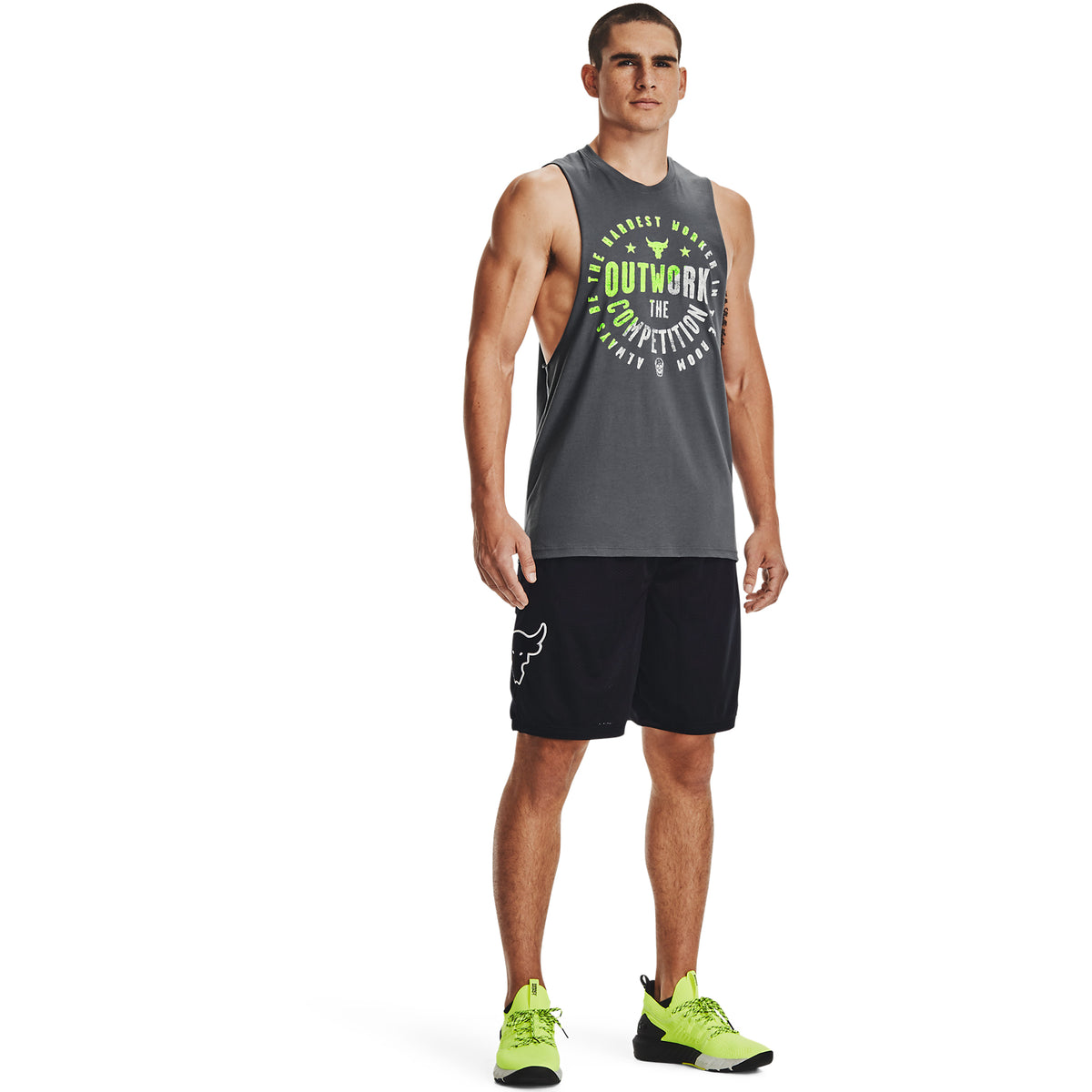 Polera Sin Mangas Ua Project Rock Outw para Hombre