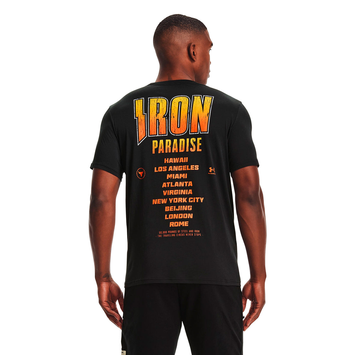 Polera UA Project Rock IRON TOU para Hombre