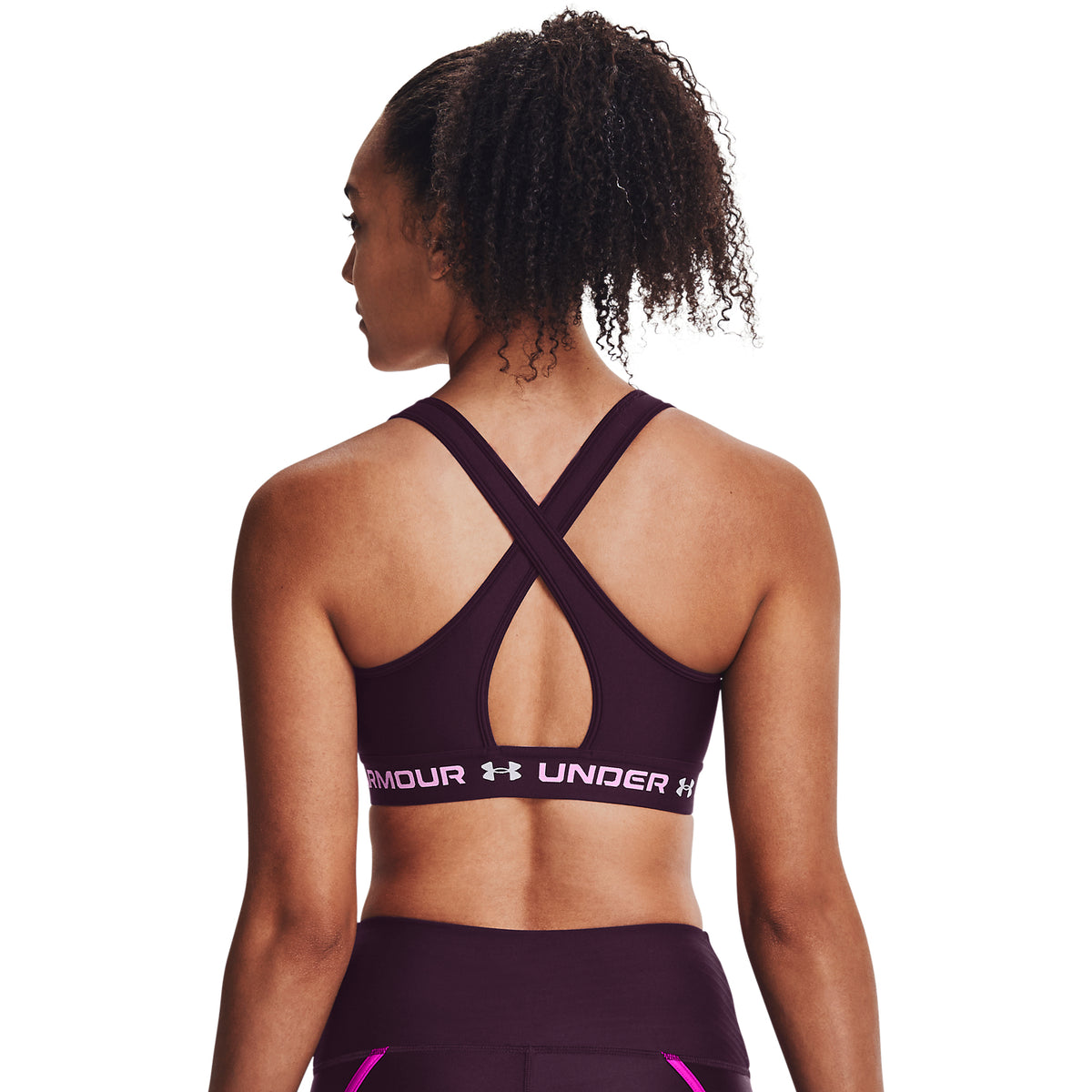 Sosten Deportivo Armour® Mid Crossback 3-Color para Mujer