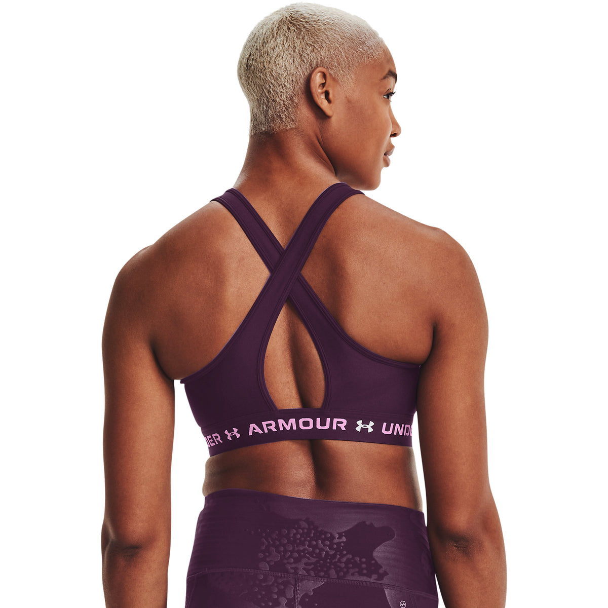 Sosten Deportivo Armour® Mid Crossback 3-Color para Mujer