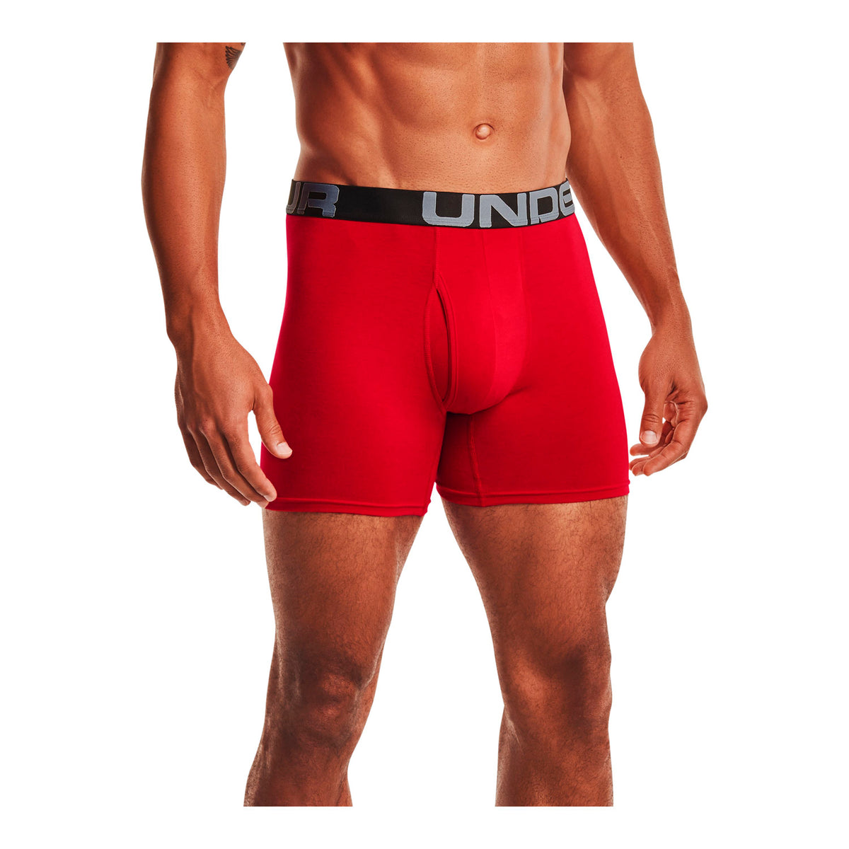 Paquete de 3 Charged Cotton de 15 cm Boxerjock para hombre Under Armour