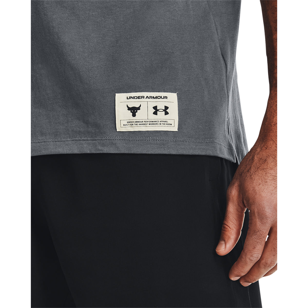 Polera sin mangas UA Project Rock para hombre