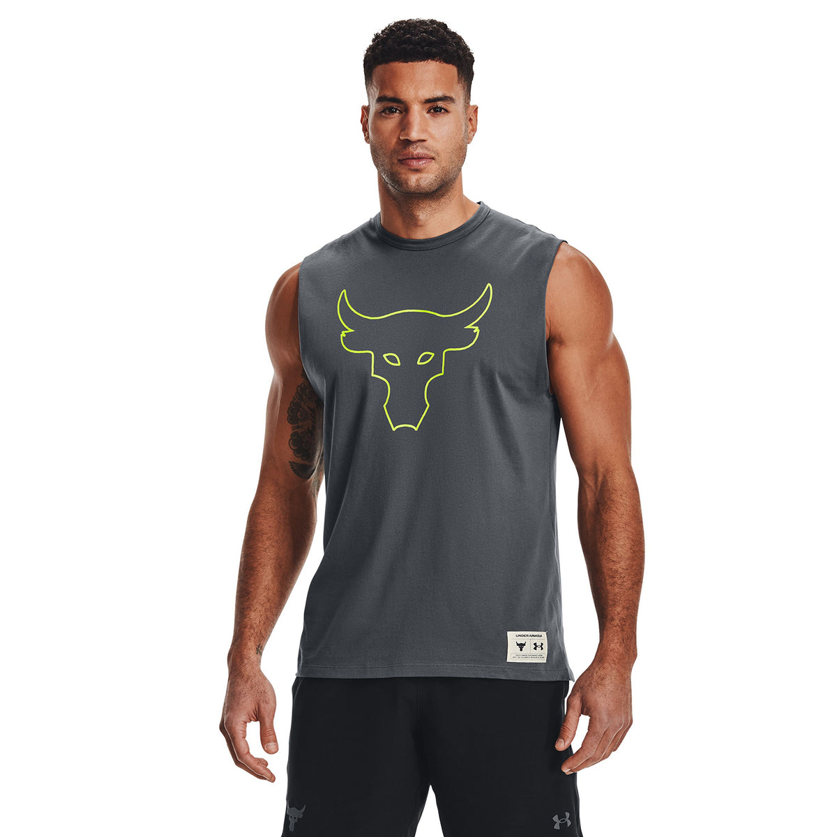 Polera sin mangas UA Project Rock para hombre