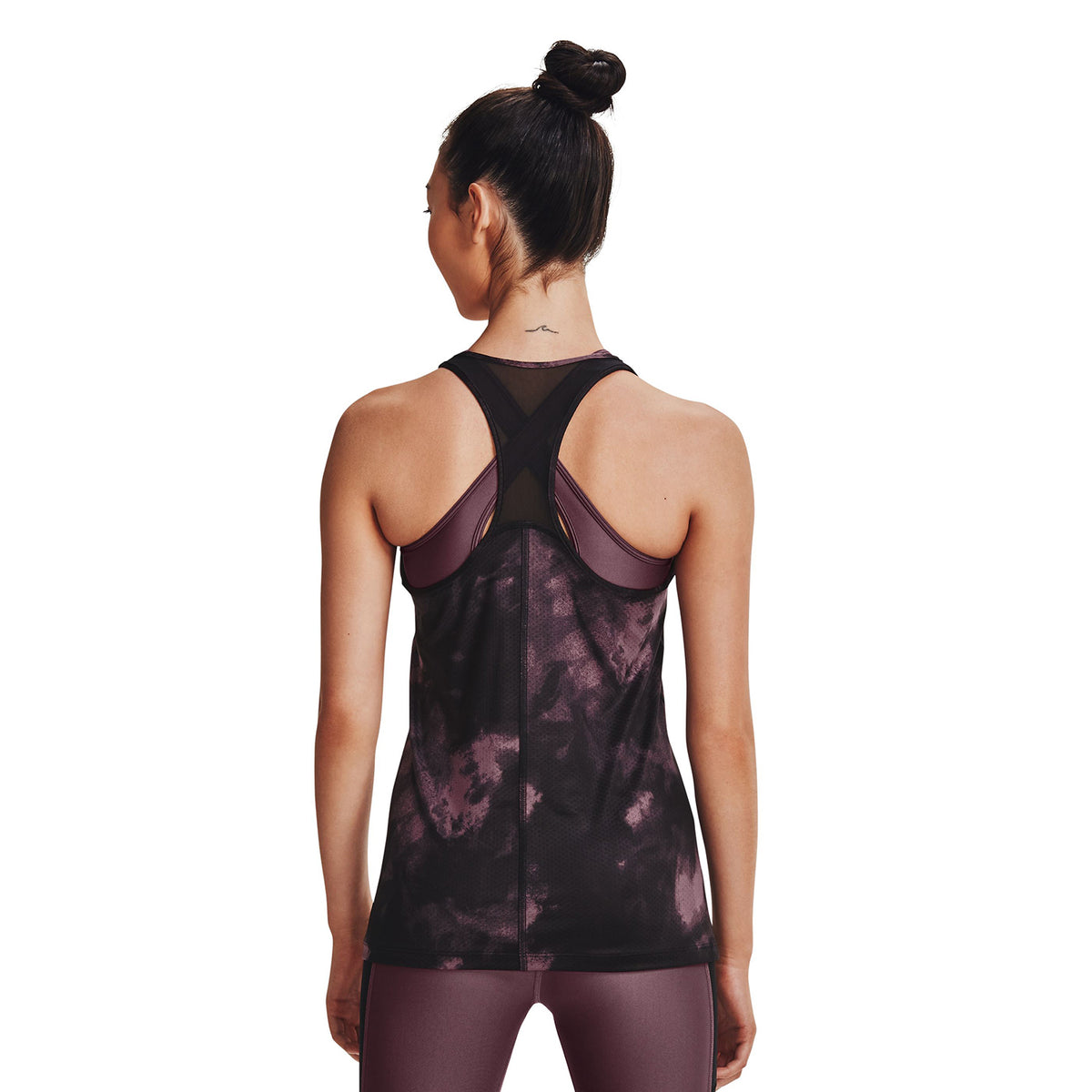 Polera sin mangas HeatGear® Armour Racer Print para mujer