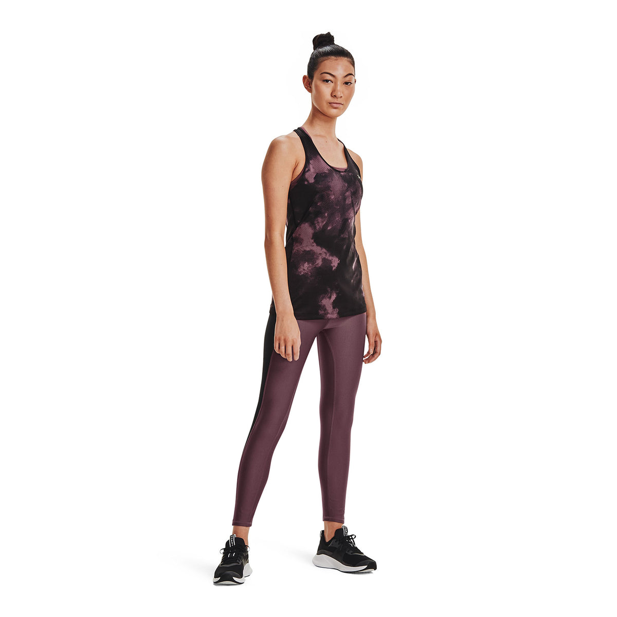 Polera sin mangas HeatGear® Armour Racer Print para mujer