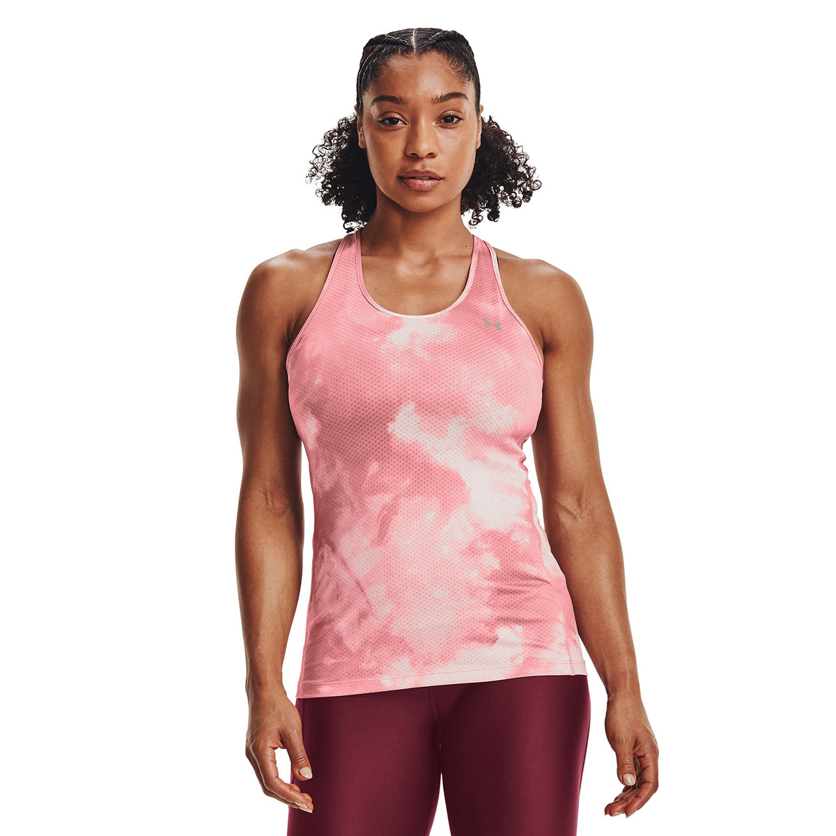 Polera sin mangas HeatGear® Armour Racer Print para mujer