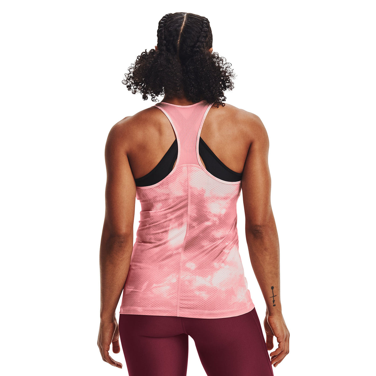 Polera sin mangas HeatGear® Armour Racer Print para mujer