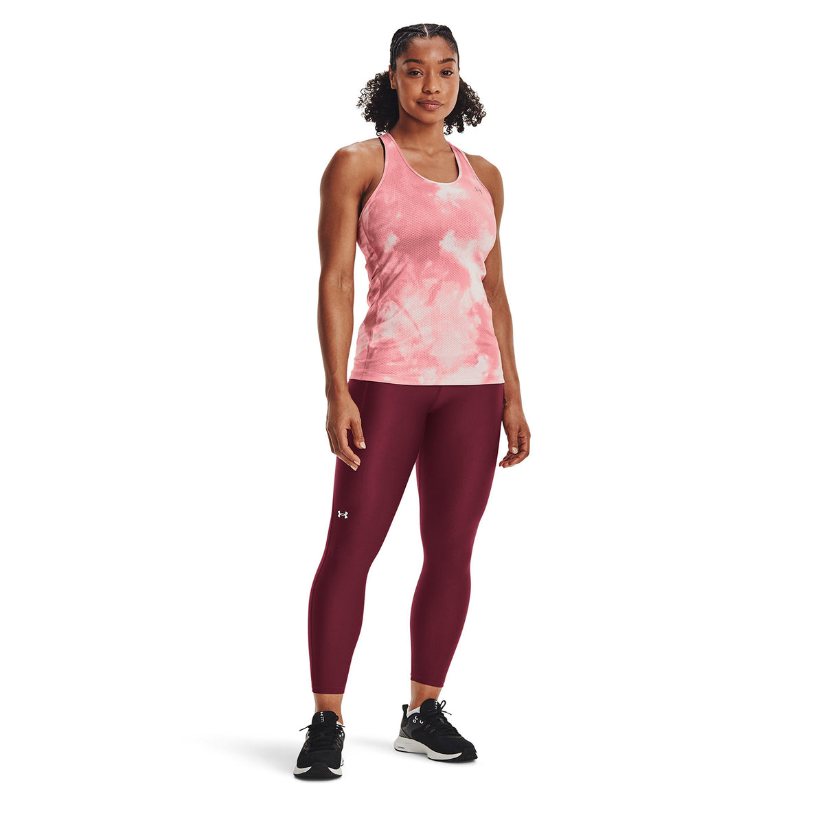 Polera sin mangas HeatGear® Armour Racer Print para mujer