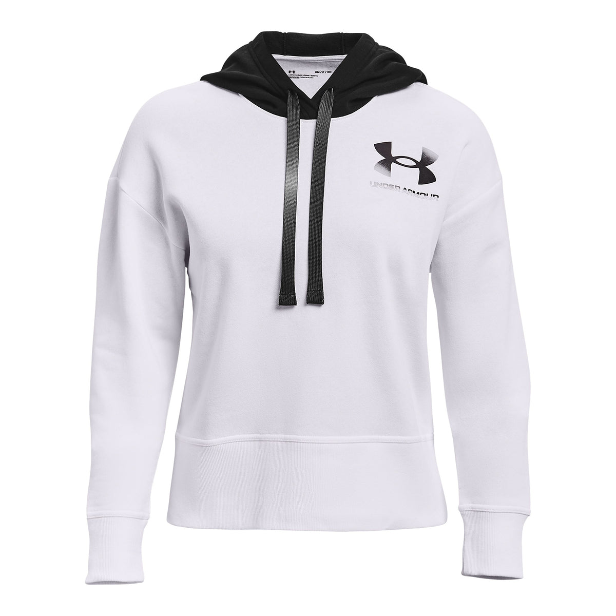 Poleron con gorro UA Rival Fleece Gradient para Mujer