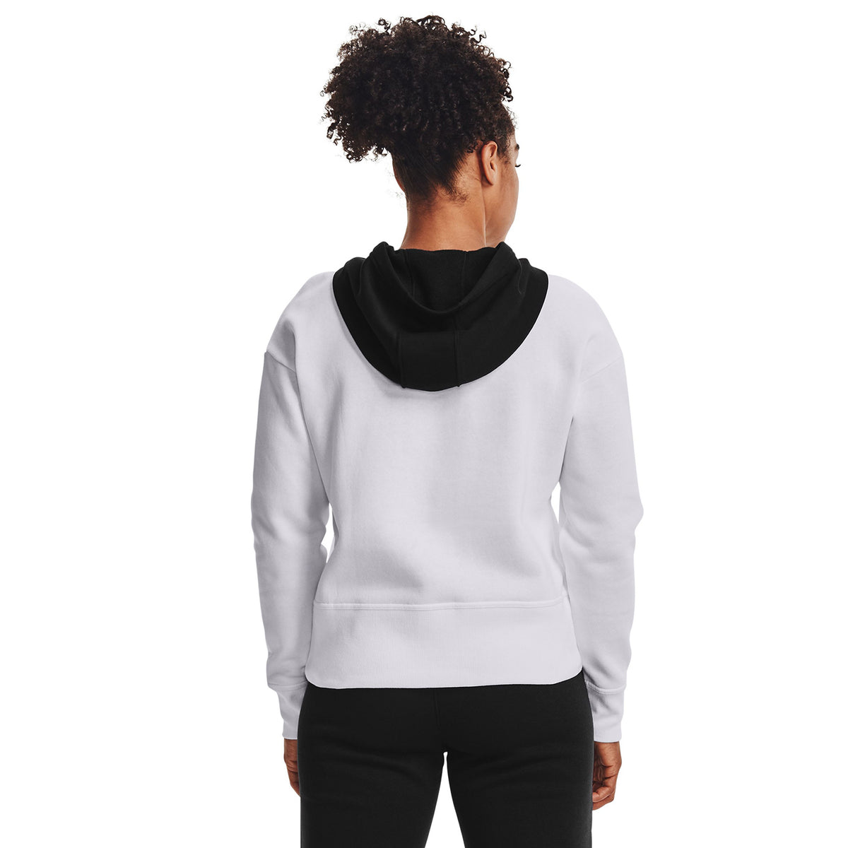 Poleron con gorro UA Rival Fleece Gradient para Mujer