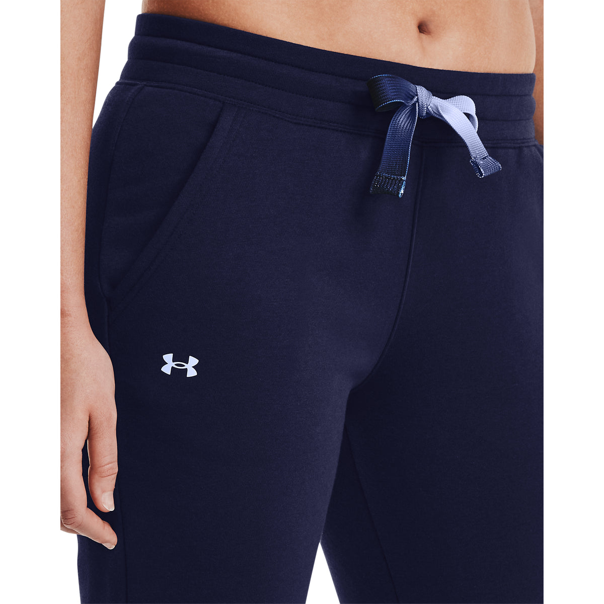 Poleron con gorro UA Rival Fleece Gradient para Mujer