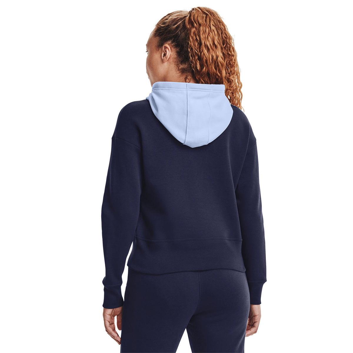 Poleron con gorro UA Rival Fleece Gradient para Mujer