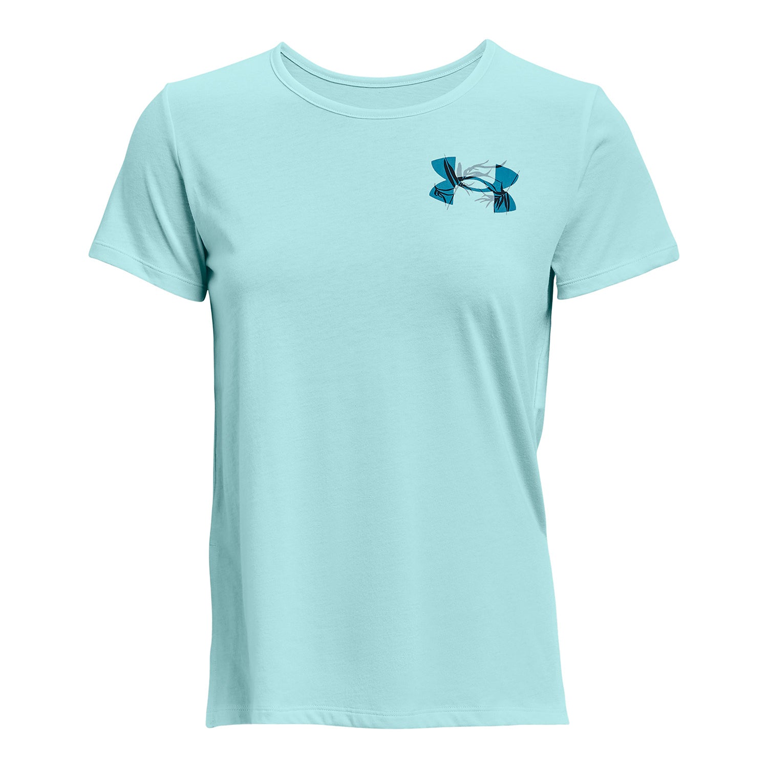 Polera Manga Corta UA Palm Left Chest Graphic para Mujer