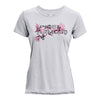 Polera Manga Corta UA Floral Wordmark Graphic para Mujer