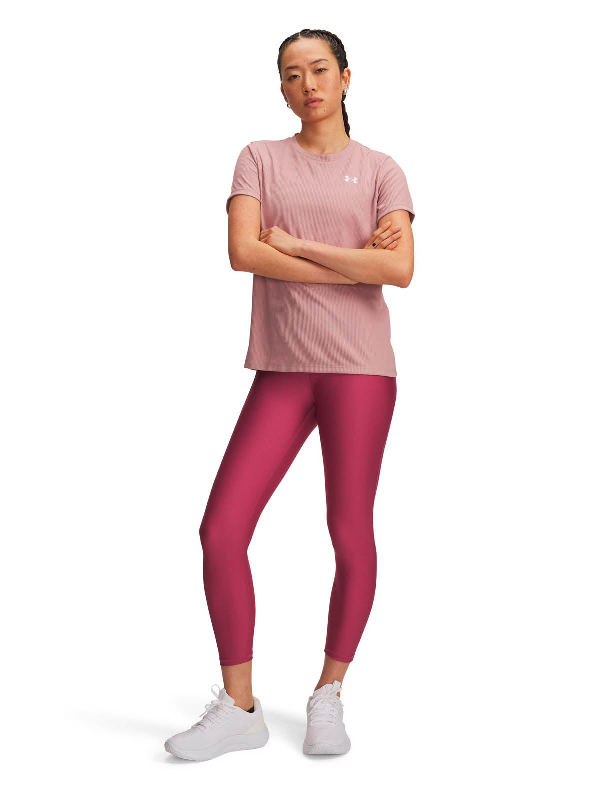 Calza de entrenamiento para mujer Tech Roja Under Armour